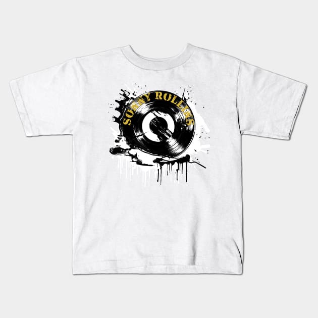 Splash Vinyl - Sonny Rolin Kids T-Shirt by MORRISWORD